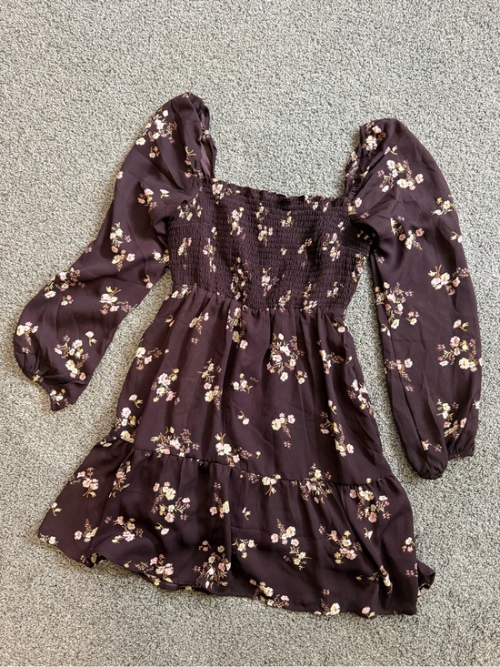 Abercrombie & Fitch Dresses & Skirts - Abercrombie & Fitch Plum Floral Mini Dress